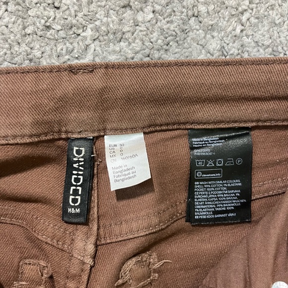 brown wide-leg pants - Picture 3 of 3